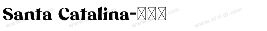 Santa Catalina字体转换